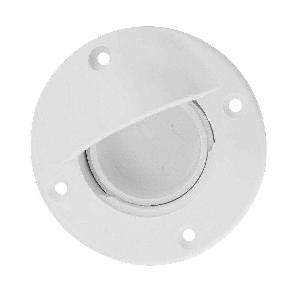 4-set Nylon Boat Transom Deck Mount Drain Scupper Valve Screw Cap Stopper