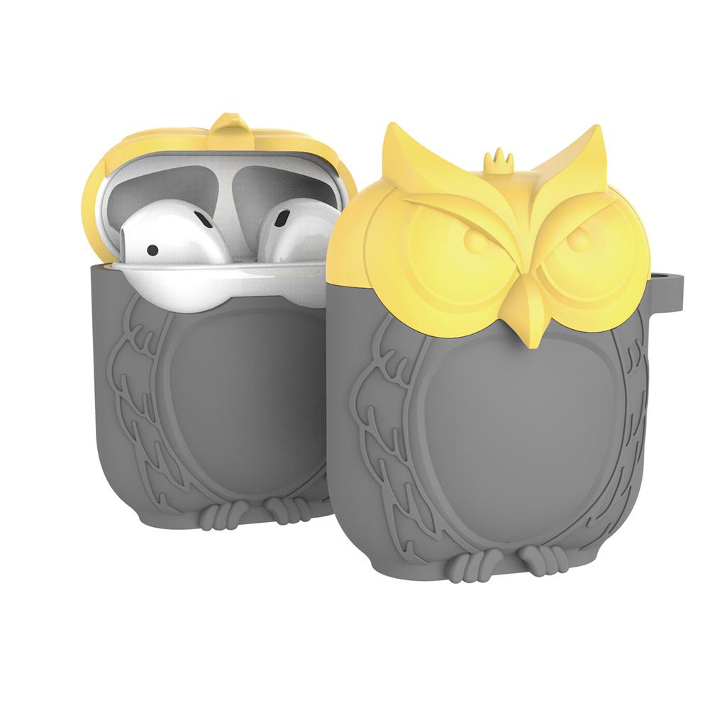 Groupe Vertical Vertical pour Apple AirPod Chic Unique hibou forme Gel de silice écouteur étui de protection couverture r29