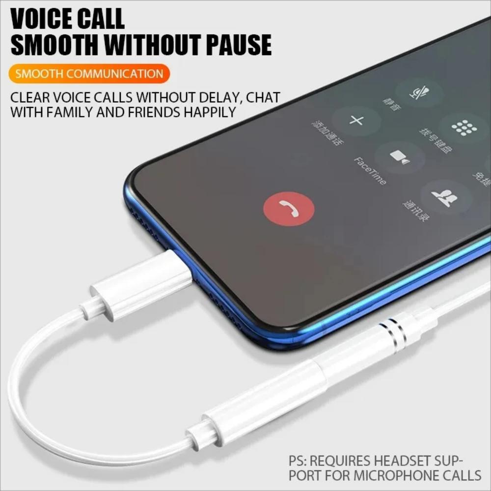 Dla IOS Adapter do 3,5 mm Jack AUX Kabel Do iPhone 14 13 12 11Pro Max Adapter męski na żeński Konwerter słuchawek Rozgałęźnik audio