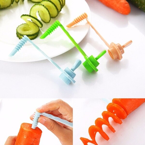 Fácil pelador de zanahorias rizador Multi-funcional de sacapuntas para verduras y pelador de zanahorias Flor de cocina práctico Gadgets
