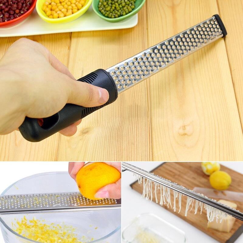 Microplane râpe à Zester fin | Fruit, légumes, fromage râpe à Zester fin, poignée en plastique, directe gratuite,