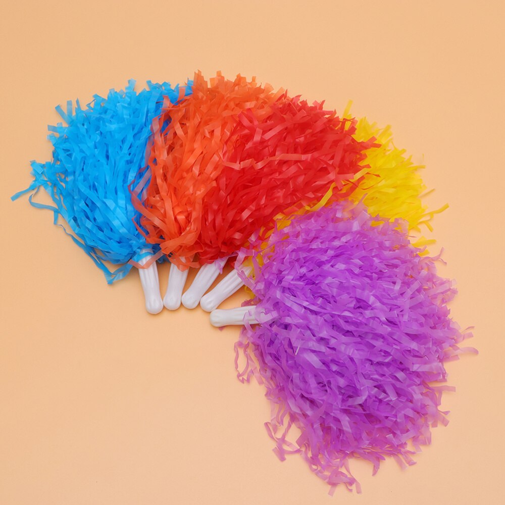 Cheer Poms Reusable Cheer Props Pompoms Cheerleading Kit for Competition Events Performance