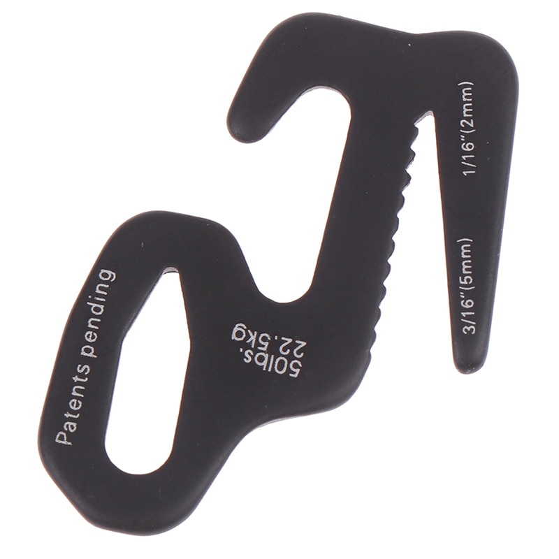 4 stuks 9- vormige draagbare tenttouwgespen, trekker en spanner, zwarte touwgespstopper, outdoor kampeerkoordbevestigingsgereedschap