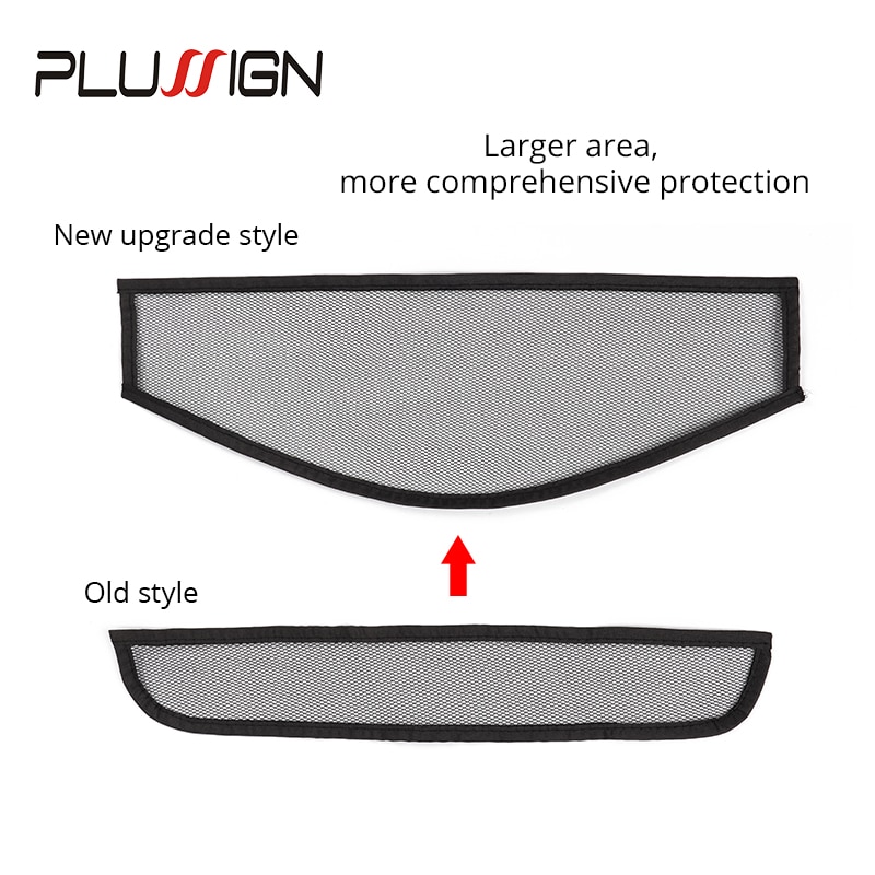 Wig Accessories Hair Net For Wigs Clip In Hair Extension Hairnets Plussign Black Net Hair Making Tools 5Pcs/Lot