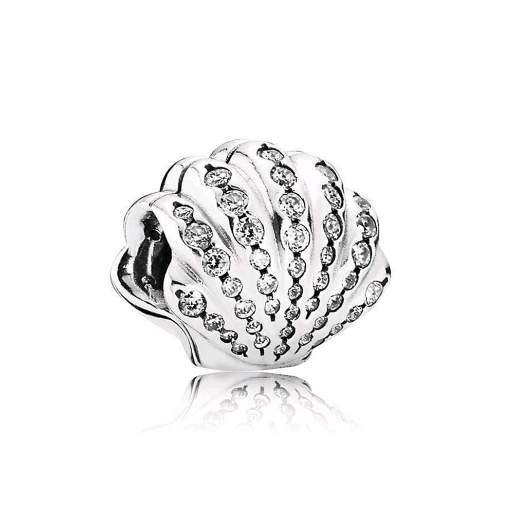 PDB ZZ 32 Fine Jewelry Charm Beads Carriage Alarm Clock Aircraft Union Jack Bus Seashell Majestic Swan 925s Charm Beads