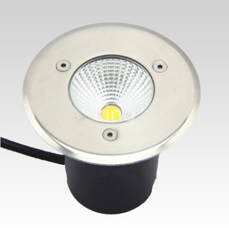 AC85-265V IP68 10W Warm Koud Wit Begraven Lamp Ingegraven Verlichting Outdoor Cob Led Ondergrondse Lamp Licht