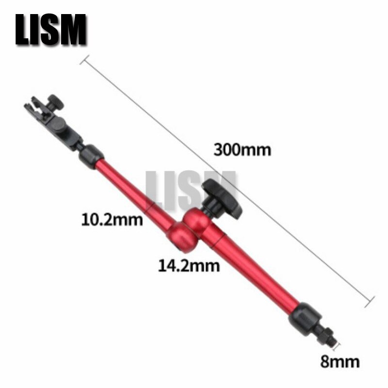 Dial Indicator +big universal Magnetic Stand Base Holder 0.8mm Dial /10MM dial Test Comparator For Equipment Calibration: Bracket  2