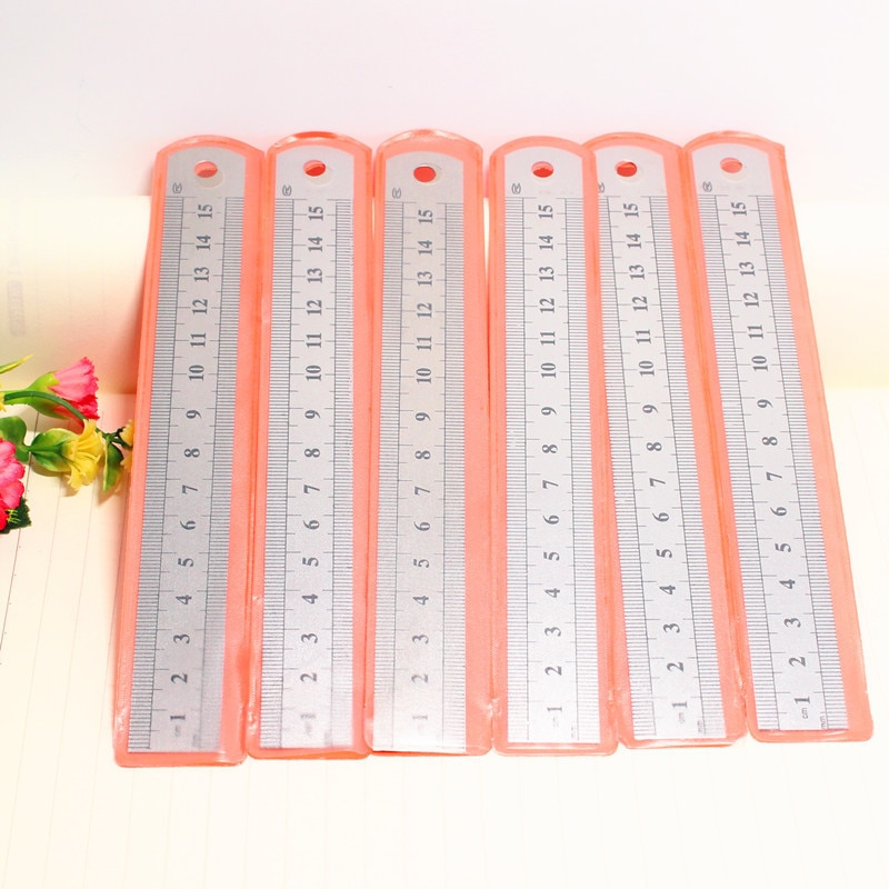 30cm Lineal Maßgefertigtes Edelstahl-Maßlineal in Originalgröße für Schüler und Lehrer