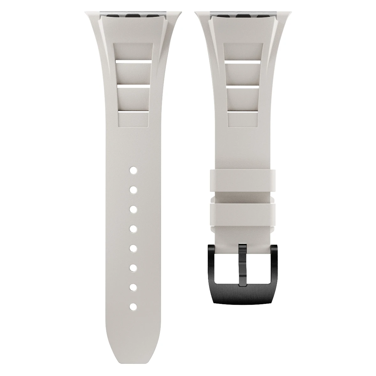 Rubber Soft Band for Apple Watch 49mm 46mm 45mm 44mm Silicone Sports Strap for IWatch Series Ultra 2/1 10 9 8 7 6 5 Se Bracelet: Coal Black / 16mm