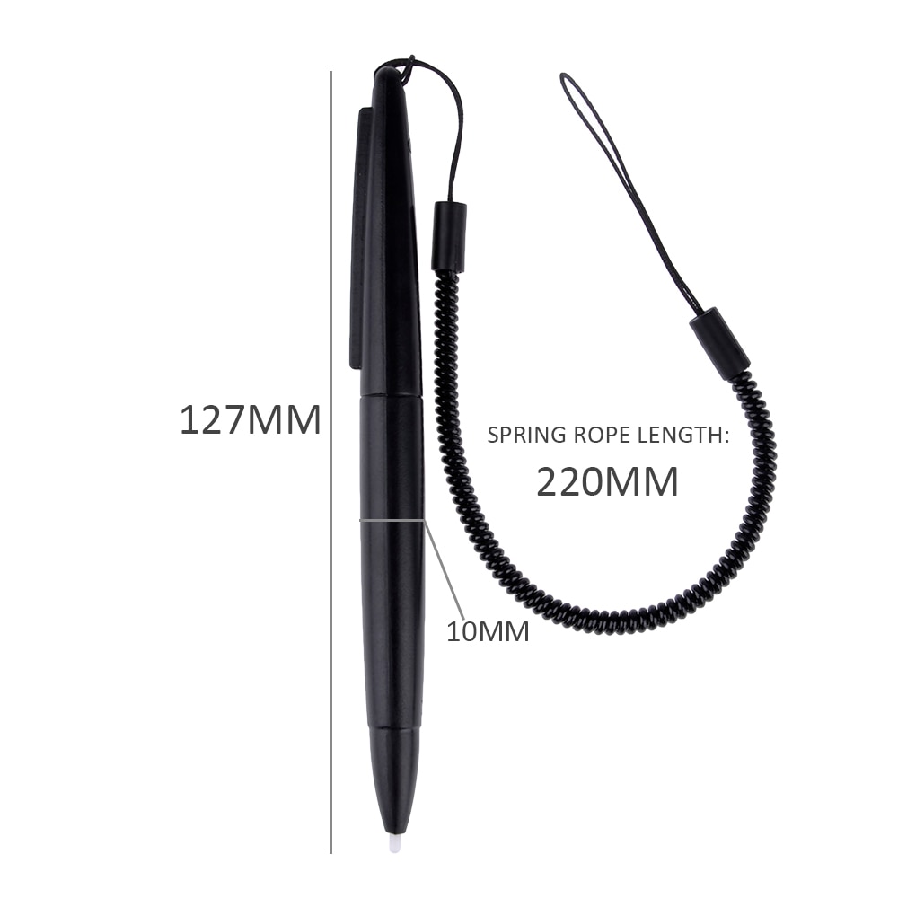 Touch Screen Stylus Pen Practical Resistive Convenient For POS PDA MP4 MP5 Plastic With Spring Rope Length 127mm