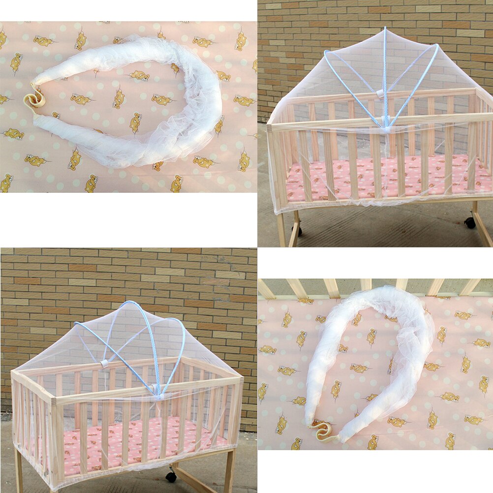 Easy Install Protect From Skeeter Portable Baby Crib Mosquito Net Summer Multi Function Cradle Bed Netting