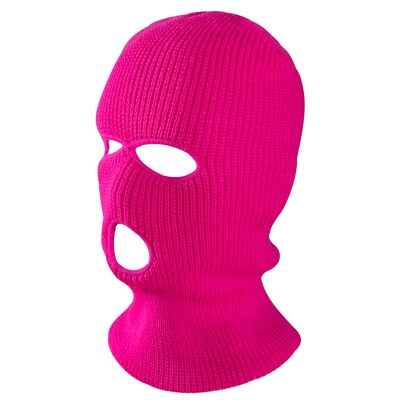 Balaclava maske hat vinterdæksel neonmaske grøn halloween hætter til fest motorcykel cykel ski cykling balaclava pink masker: Rose