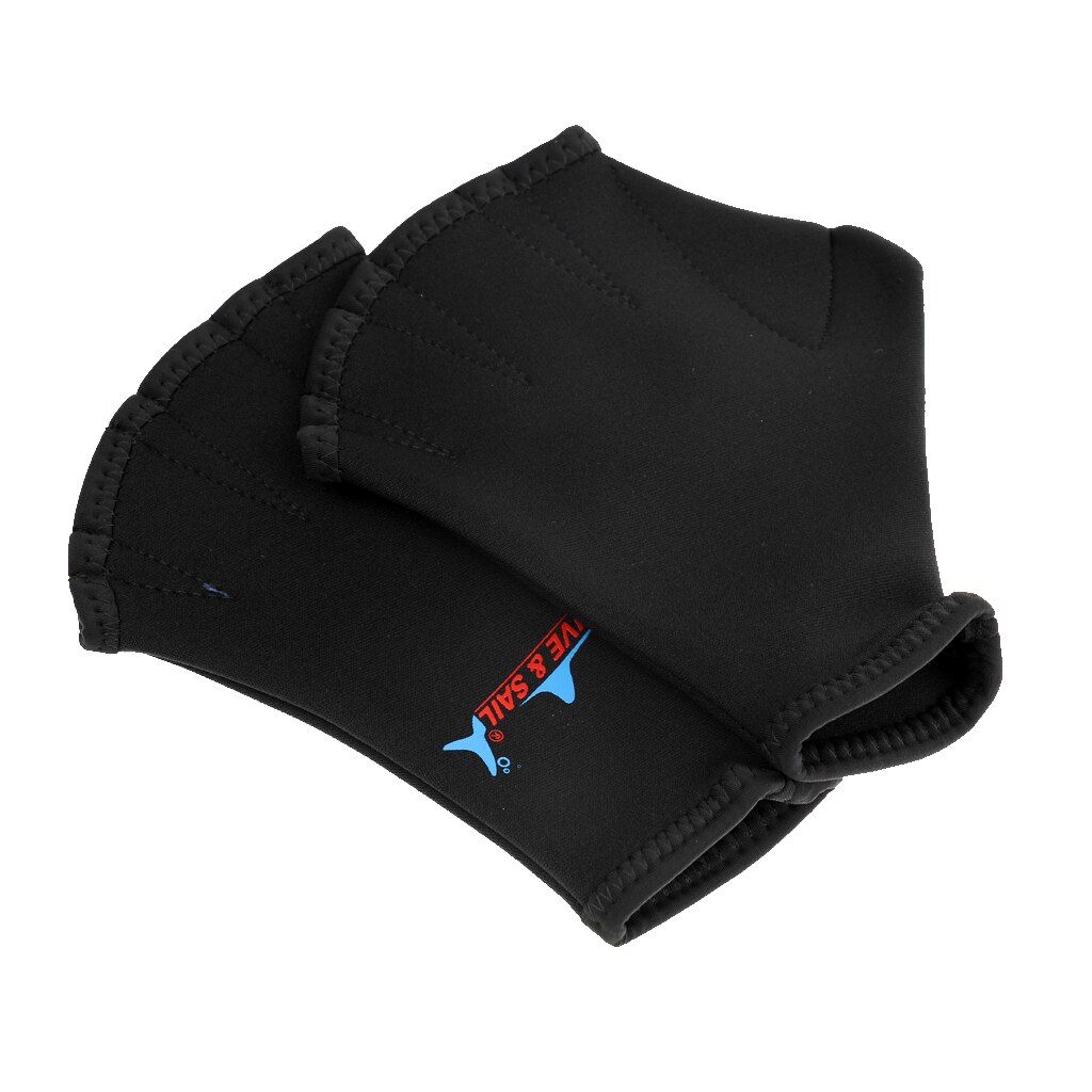 2x Neopren Schwimmen Schwimmhäute Ausbildung Flossen Hand Paddel Surfen Tauchen Handschuhe