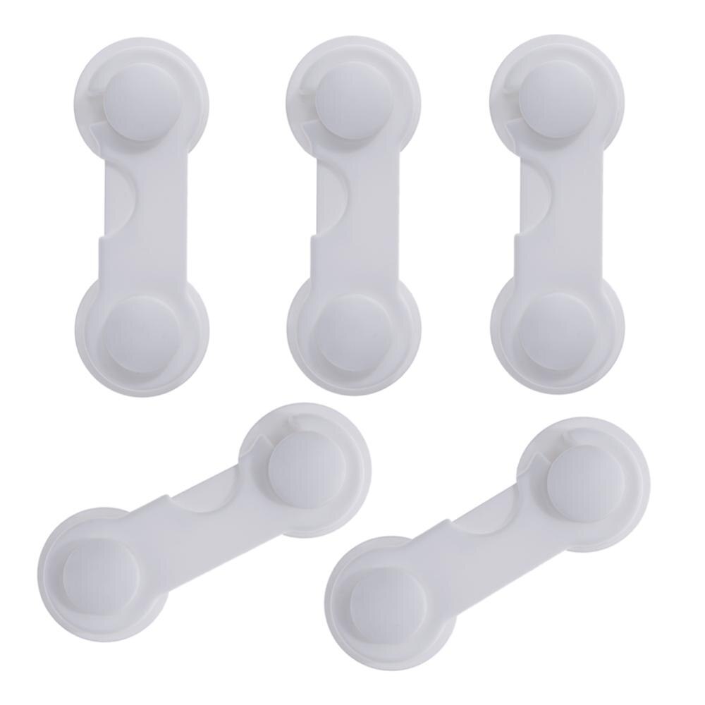 Serrure plastique de Protection contre les enfants | 5/6/10 pièces, serrure de porte d'armoire, serrure de sécurité pour les enfants, produits de soins pour bébés: 05 (5pcs)