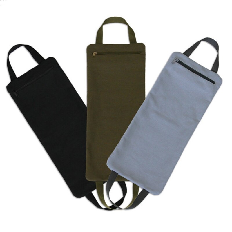 Sac de sable de Yoga pliable avec deux poignées pour poids et entraînement de résistance, sacs de sable pondérés en toile à la