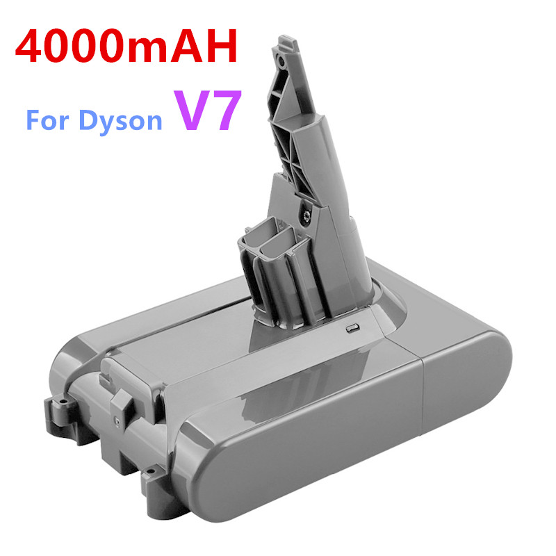 100%  dyson  v7 batterie 21,6 v 98000 mah li-lon akku für dyson  v7 batterie tier pro staubsauger ersatz: 4000 mah