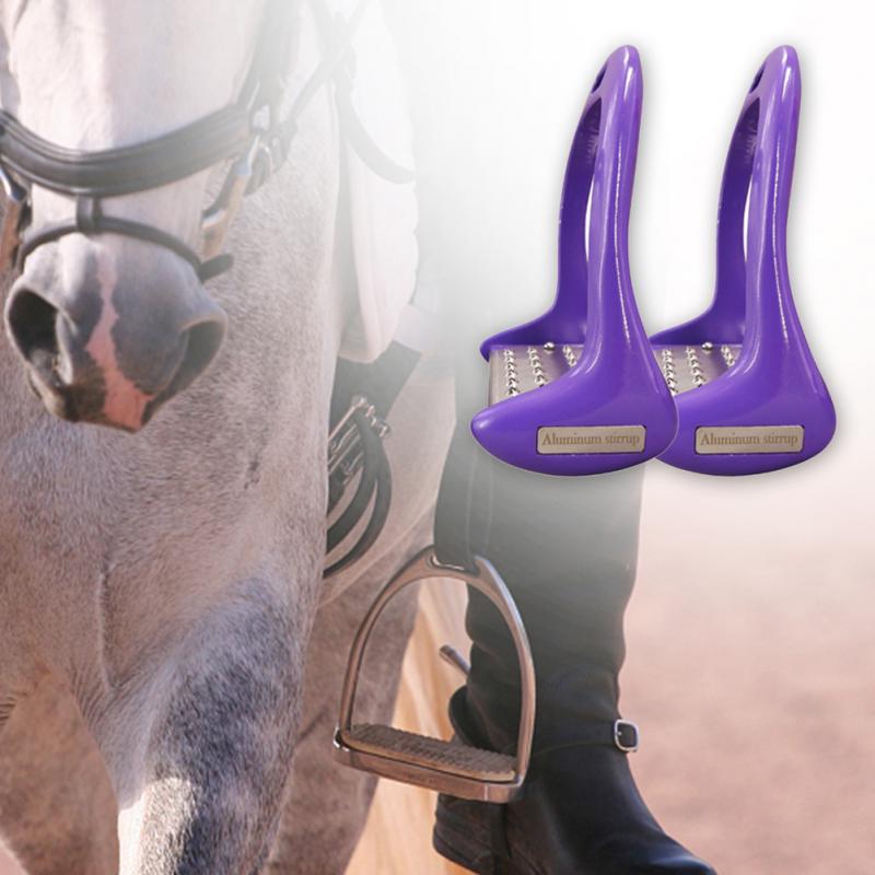 1 Paar Apparatuur Verdikte Anti Slip Loopvlakken Pedaal Buitensporten Rijden Paardensport Veiligheid Paard Stijgbeugels Duurzaam Aluminium Legering