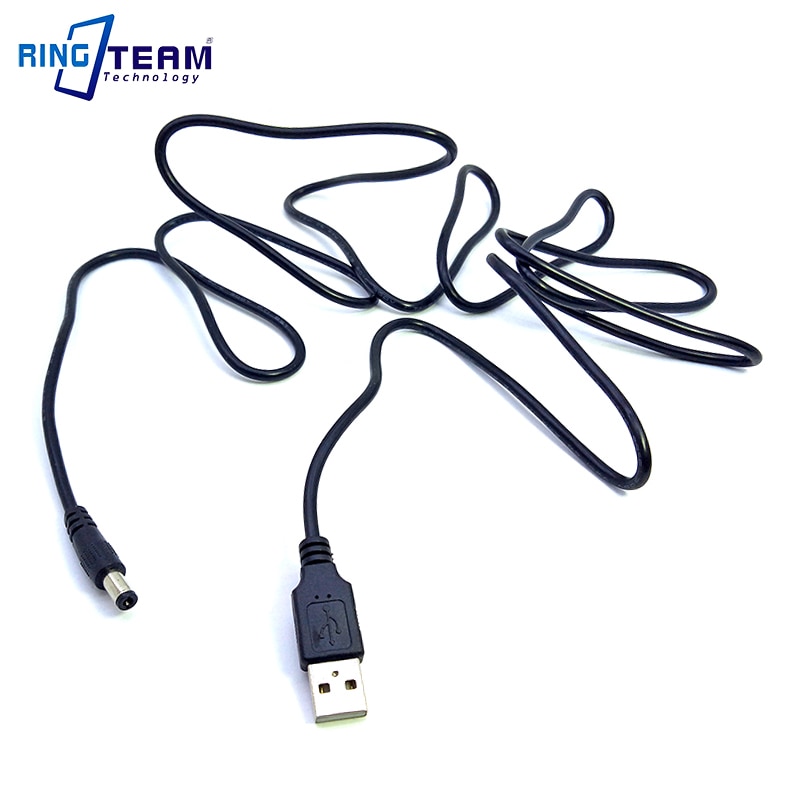 Cabo conector de potência, 2m dc 5v 5.5x2.5 / 5.5*2.1mm para video ink gt1 roteadores de televisão câmeras digitais e outros dispositivos