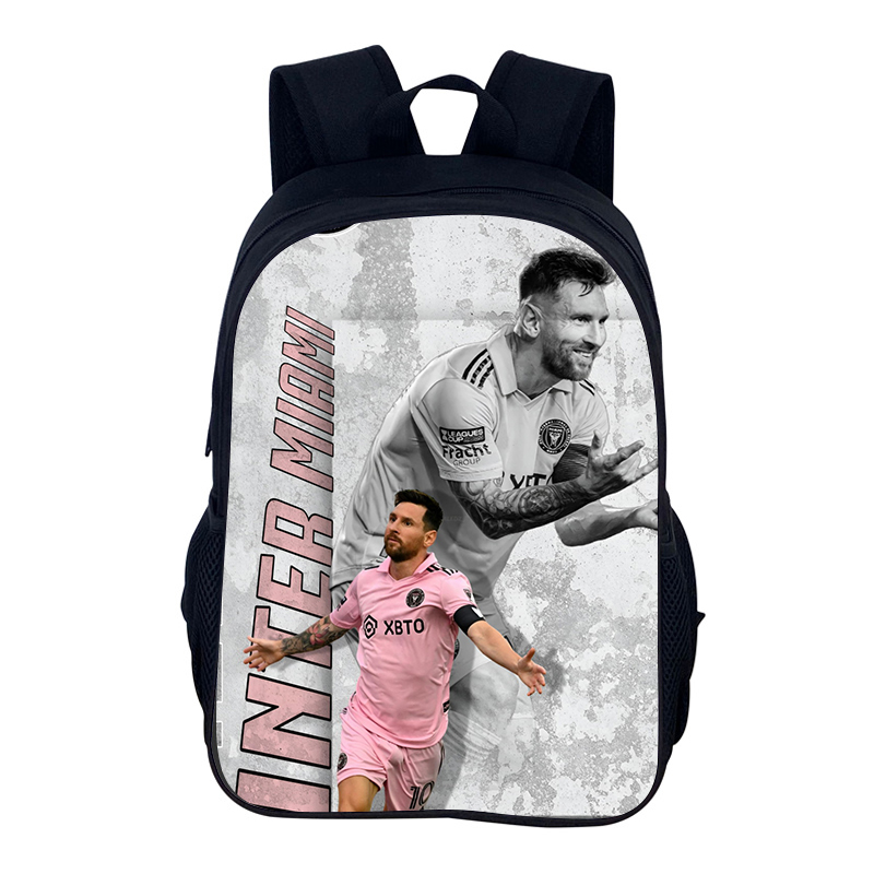 FußBall-Sportrucksack M-Messis Schultasche Jungen und Mädchen Sportrucksack Stern Spieler Schulrucksack Büchertaschen als bestes: MULTI