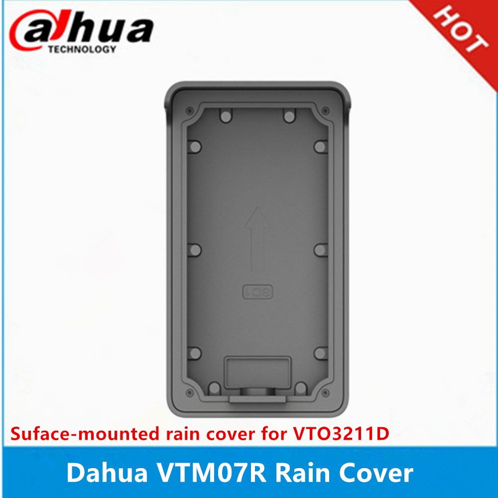 Dahua – couverture de pluie en alliage d&#39;aluminium VTM07R, monté sur surface pour support VTO VTO3211D-P1/P2/P4-S2 IP65, sécurité domestique pour sonnette
