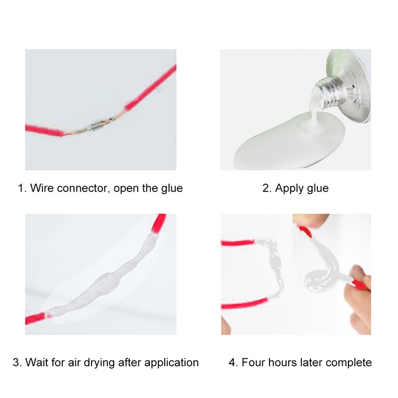 30/125ml Liquid Insulating Tape Repair Rubber Electrical Wire Cable Coat Fix Line Glue Waterproof Seal Temperature Resistant