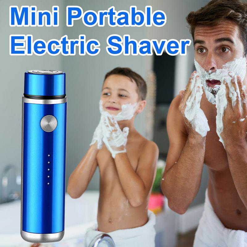 Mens Electric Shaver Washable Electric Razor USB Rechargeable Razors Waterproof Compact Low Nose Mustache Trimmer For Wet And Dr