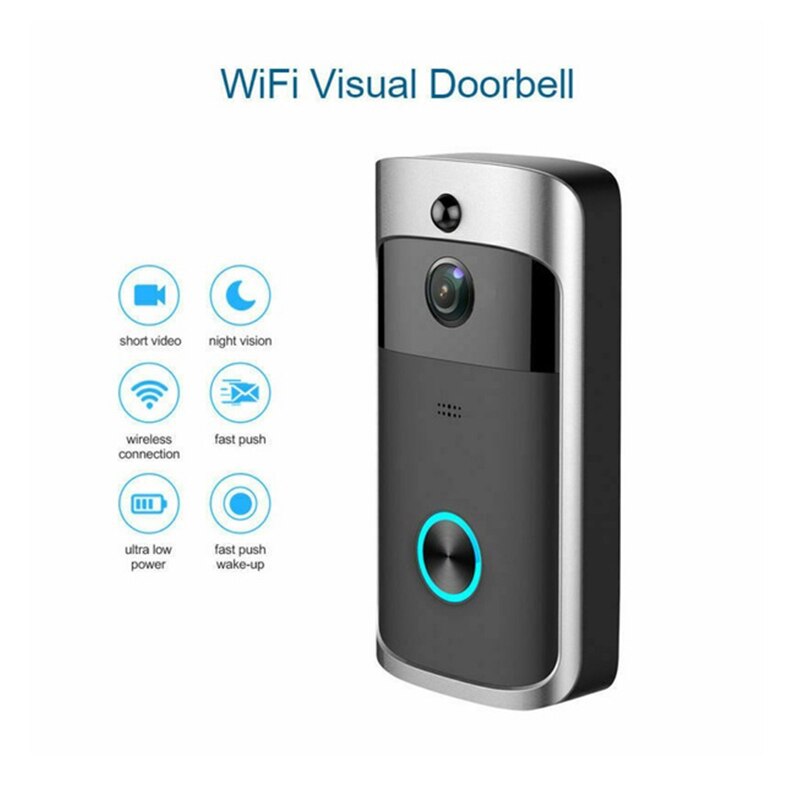 Smart Ip Video Intercom Wifi Video Deurtelefoon Deurbel Wifi Deurbel Camera Ir Alarm Draadloze Beveiliging Camera