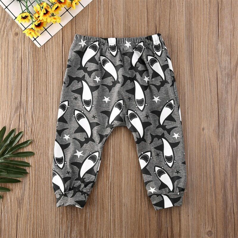 Baby Broek 0-3Y Baby Baby Jongen Meisje Harembroek Cartoon Print Joggingbroek Joggers Elastische Bodems PP Legging