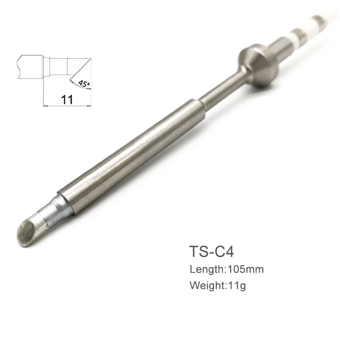 TS-K/TS-KU/TS-BC2/TS-C4/TS-D24/TS-B2 puntas de soldador eléctrico, reemplazo libre de plomo, puntas de modelo variadas, soldador TS100: TS-C4