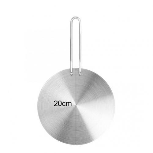 Diffusore di calore elettrico in acciaio inossidabile piastra di cottura a induzione convertitore adattatore convertitore padella piastra di cottura elettrica: 20cm
