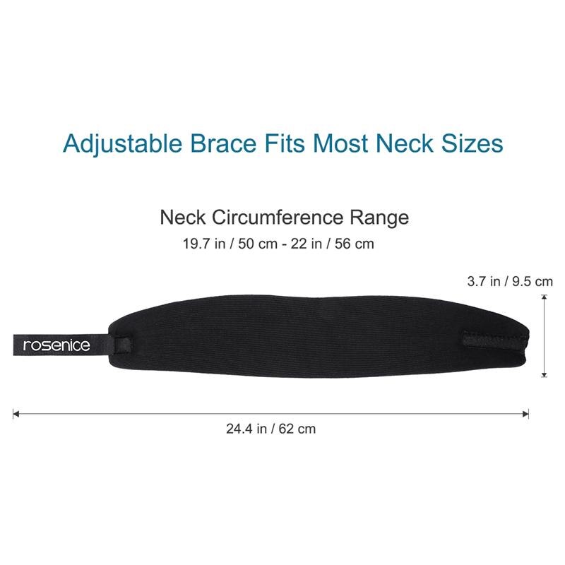 Neck Brace Ergonomic Soft Healthy Cervical Collar Neck Collar Neck Support Brace for Neck Pain Broken Neck