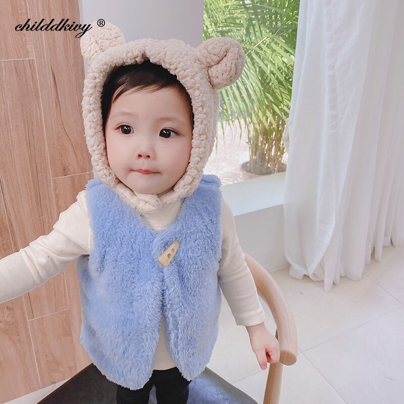 Pasgeboren Baby Meisje Kleding Herfst Baby Vest Bovenkleding Peuter Katoenen Vest Jas 0-18M Warm Winter jas Voor Baby Boy Kleding