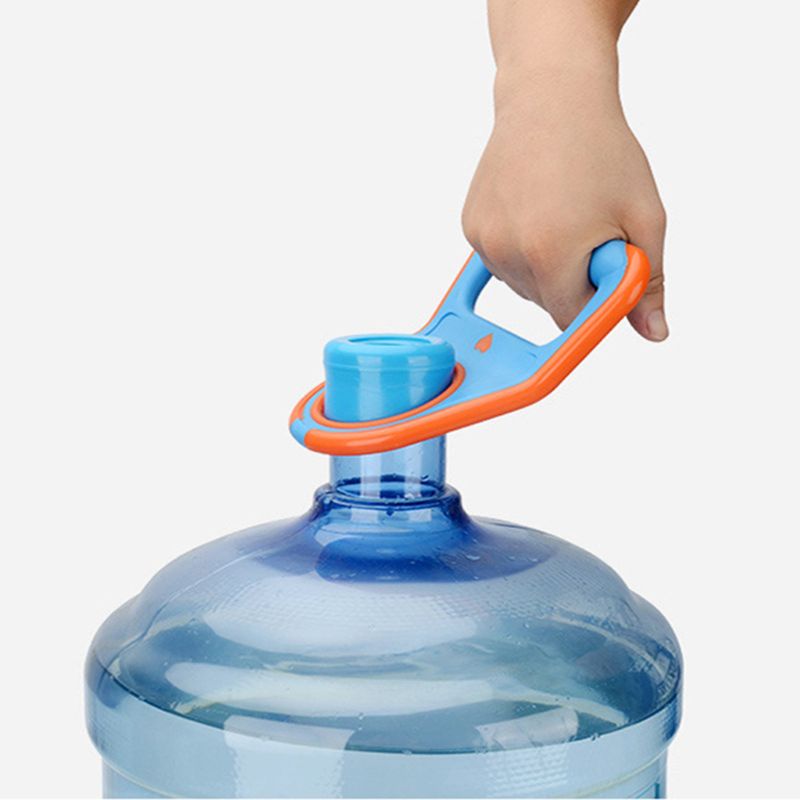 Plast 5 liter flaskevand håndtag energibesparende tykkere spand spand løfteudstyr bærer holder