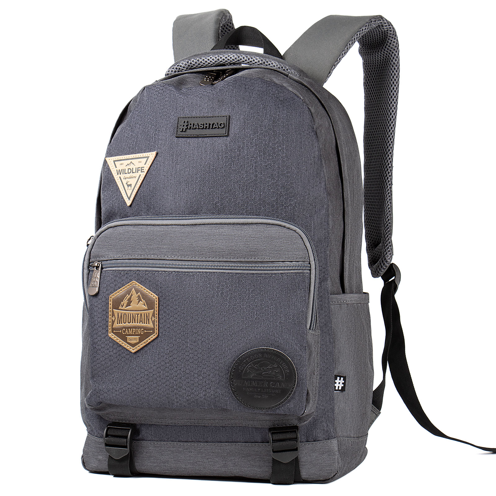 Ryggsekk menn laptop ryggsekker 15.6 tommer vanntette mannlige reiseposer ryggsekker bærbare sekker: Gery