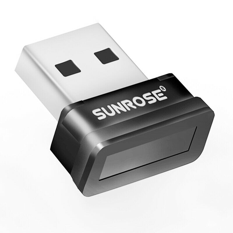 Sunrose Biometric USB Fingerprint Reader Security Encryption Login Lock for Windows 10