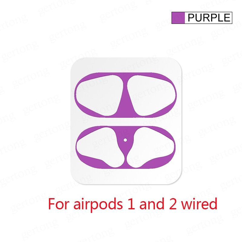 Metal Dust Guard Sticker Case for Apple Airpods Pro Earphone Cover for Airpods 3 Air Pods 3 2 Headphone Charging Box Accessories: green