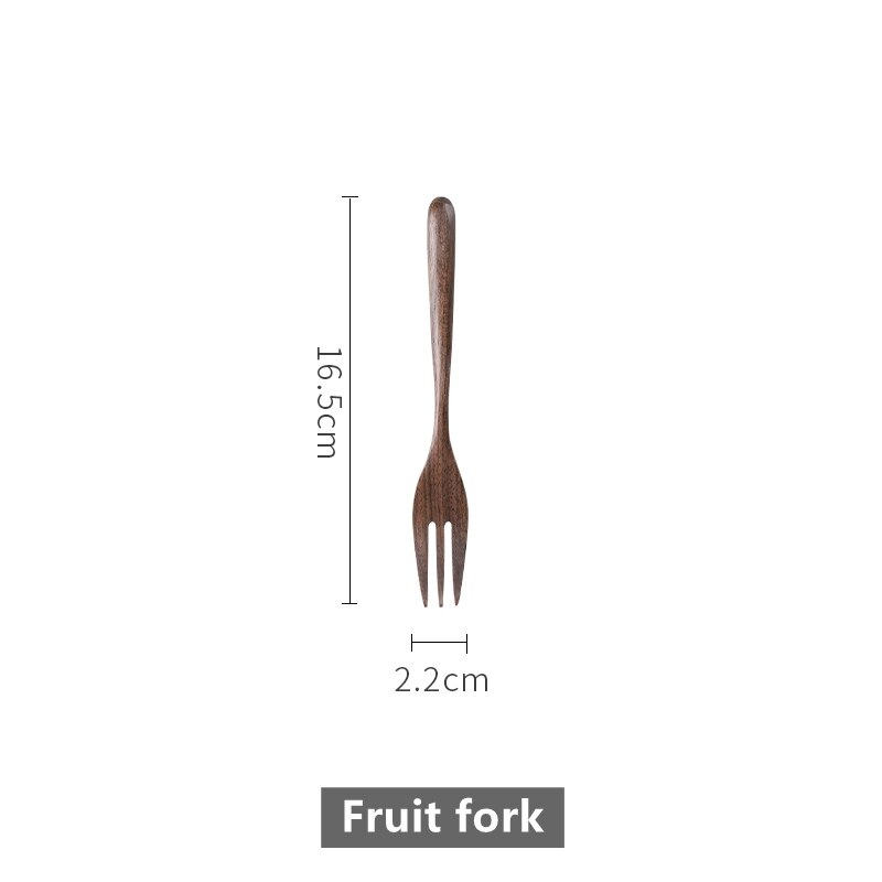 Musowood Black Walnut Wood Spoons Coffee Honey Spoons Wooden Japanese Style Stir Long Scoop Large Soup Kitchen Tableware