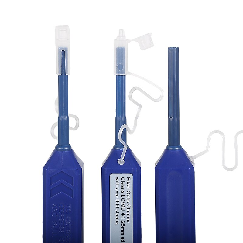 Frete grátis 1.25mm 800 vezes conector de fibra óptica caneta mais limpa para lc 1.25mm adaptadores e virolas