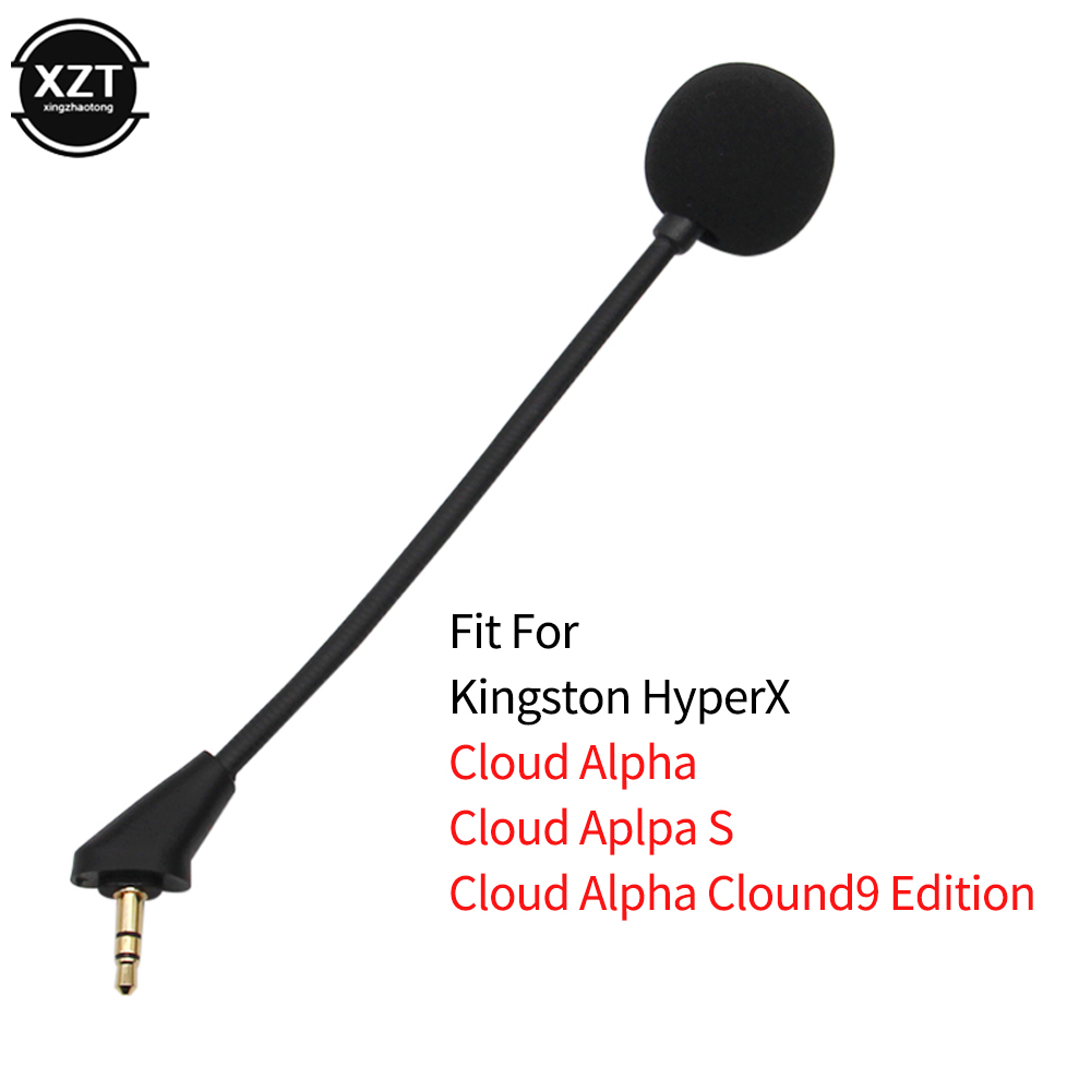 3.5mm Microphone For Kingston HyperX Cloud Alpha S Cloud9 Edition Gaming Headphones Replacement Mic: Default Title