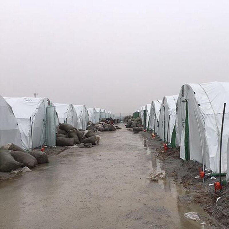 6M Breed Kas Film Verdikte Waterdicht En Winddicht Zwart En Wit Plastic Film Agrarische Fokken Isolatie Film
