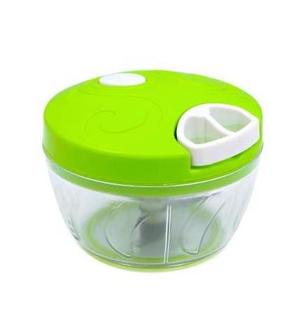 cortador de ajo de trituradora de frutas y verduras trituradora de carne manual 4 colores seleccionados: Verde