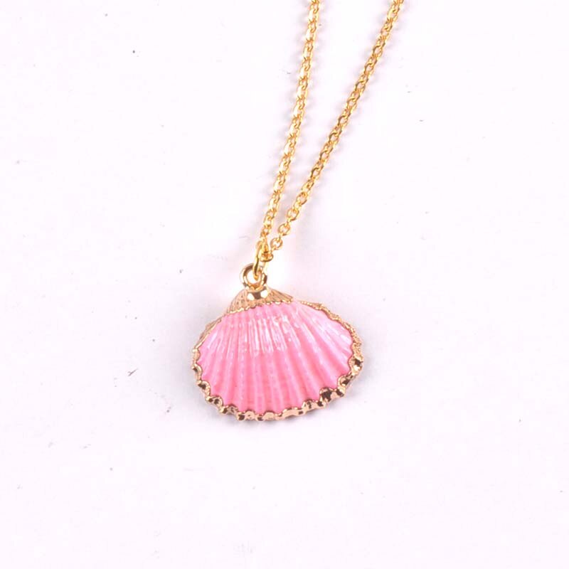 1pcs Conch Seashell shell charm necklace for Women Jewelry Summer Beach Shell Necklace Women cp2687: 5