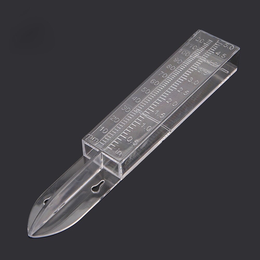 Plastic Rain Gauge Ground Rain Water Meter Rain Measuring Device Cup With Double Scale For Garden Lawn Outdoor Transparent