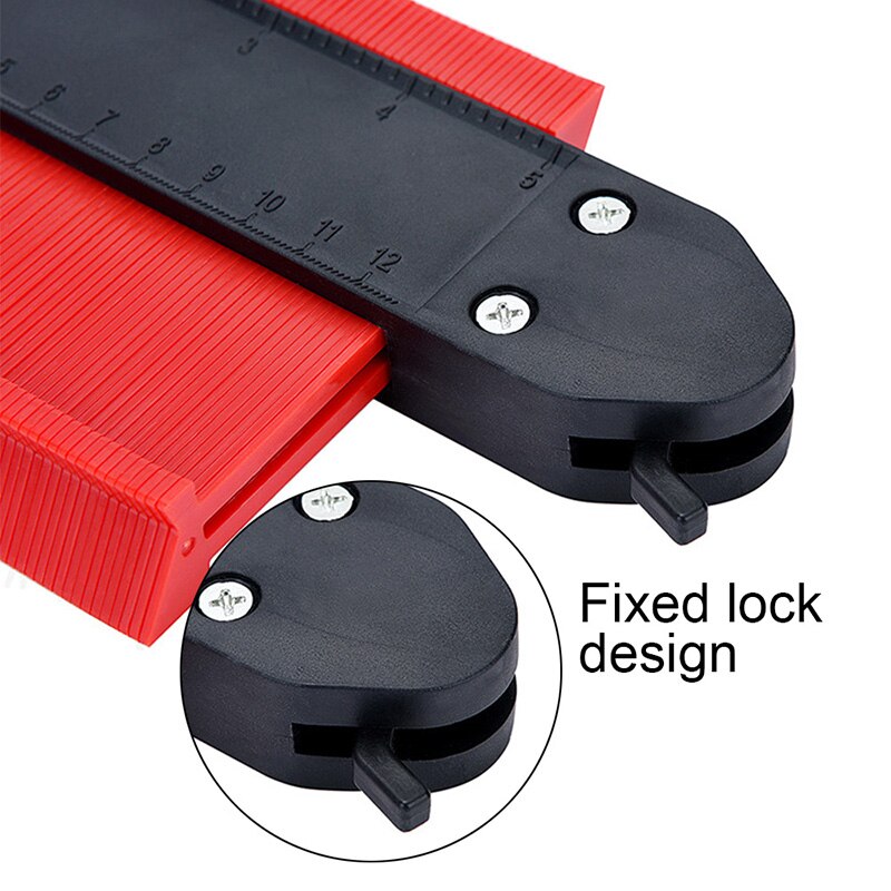 5/10 inch contourmeter profiel kopieermeter profiel jig gids markering voor tegels multifunctionele randvorm kopieer meetinstrumenten