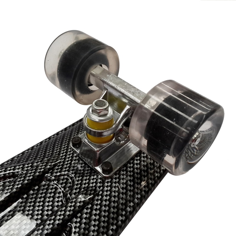 for Penny Board Flexible Plastic Cruiser Board Mini Skateboards For Beginners Or with High Rebound PU Wheels 1