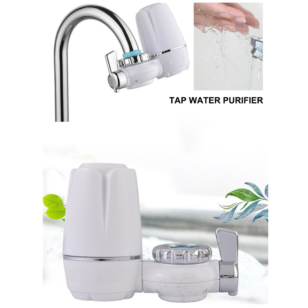 Tap Faucet Water Filter Purifier System Kitchen Faucet Mount Cleaner Home Chrome