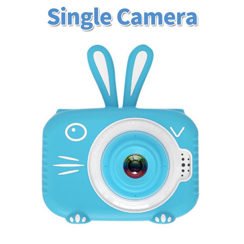 Kinderen Digitale Camera Hd Cartoon Kids Camera Video Camcorder 2.0 Inch 20MP 1080P Foto Camera Speelgoed Voor Meisjes verjaardag: Single Camera Blue / 32GB