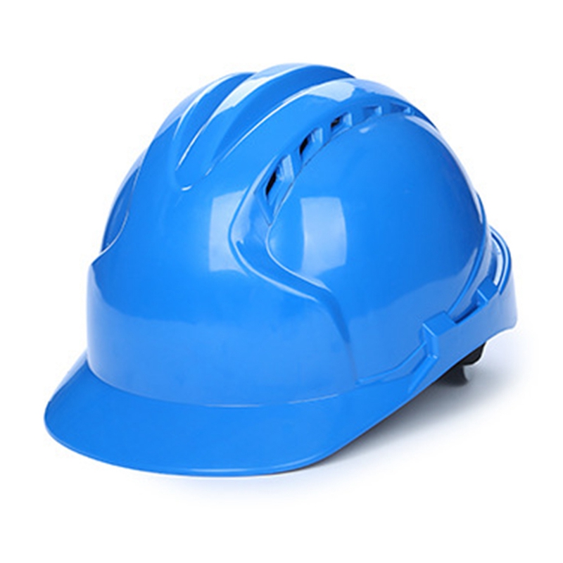 Abs Bescherm Rescue Helm Met Instelknop Veiligheid Harde Hoeden Cap Bouw Werk Beschermende Helmen: Blauw