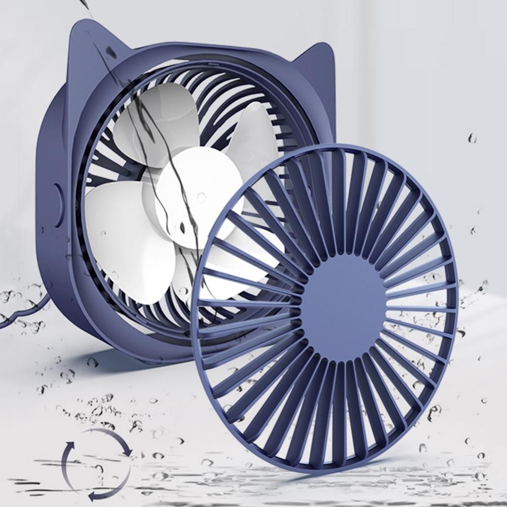 Summer Mini USB Rechargeable Air Cooling Fan Clip Desk Fan Dual Use Home Student Dormitory Bedside Portable Desktop Office Fan