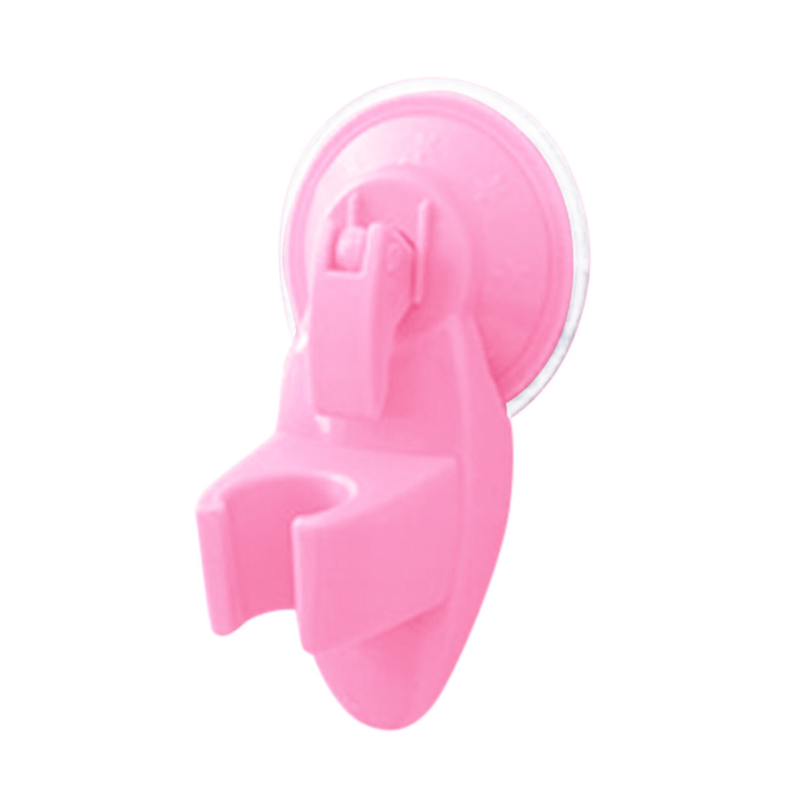 Ventosa per uso domestico soffione doccia soffione doccia sedile fisso staffa doccia supporto Base universale staffa doccia regolabile: Pink